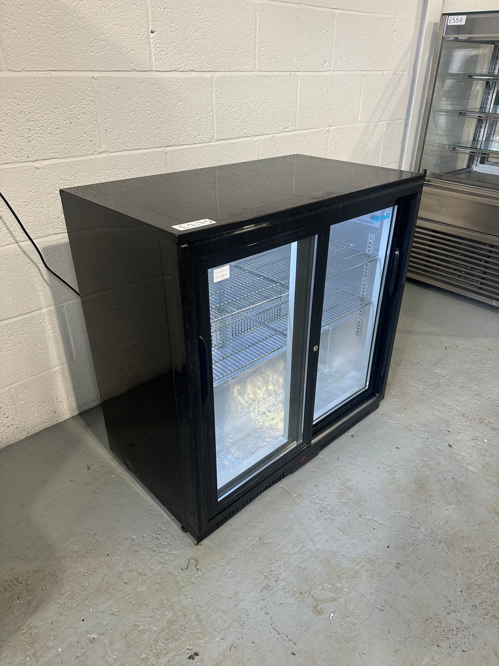 Polar G-Series Back Bar Cooler with Sliding Doors 208Ltr