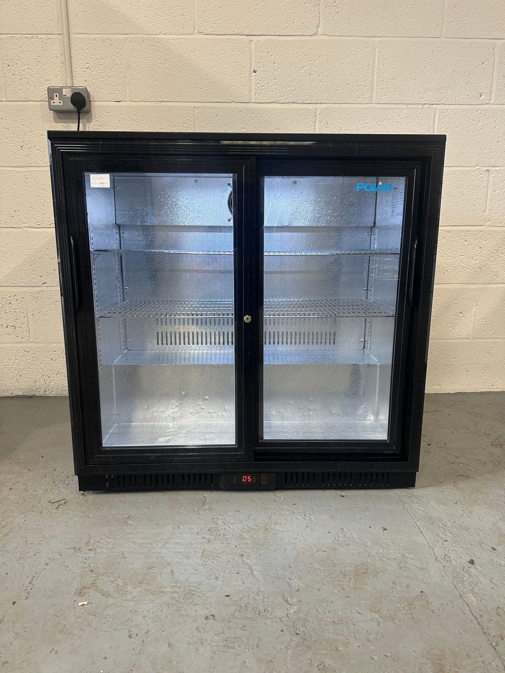 Polar G-Series Back Bar Cooler with Sliding Doors 208Ltr