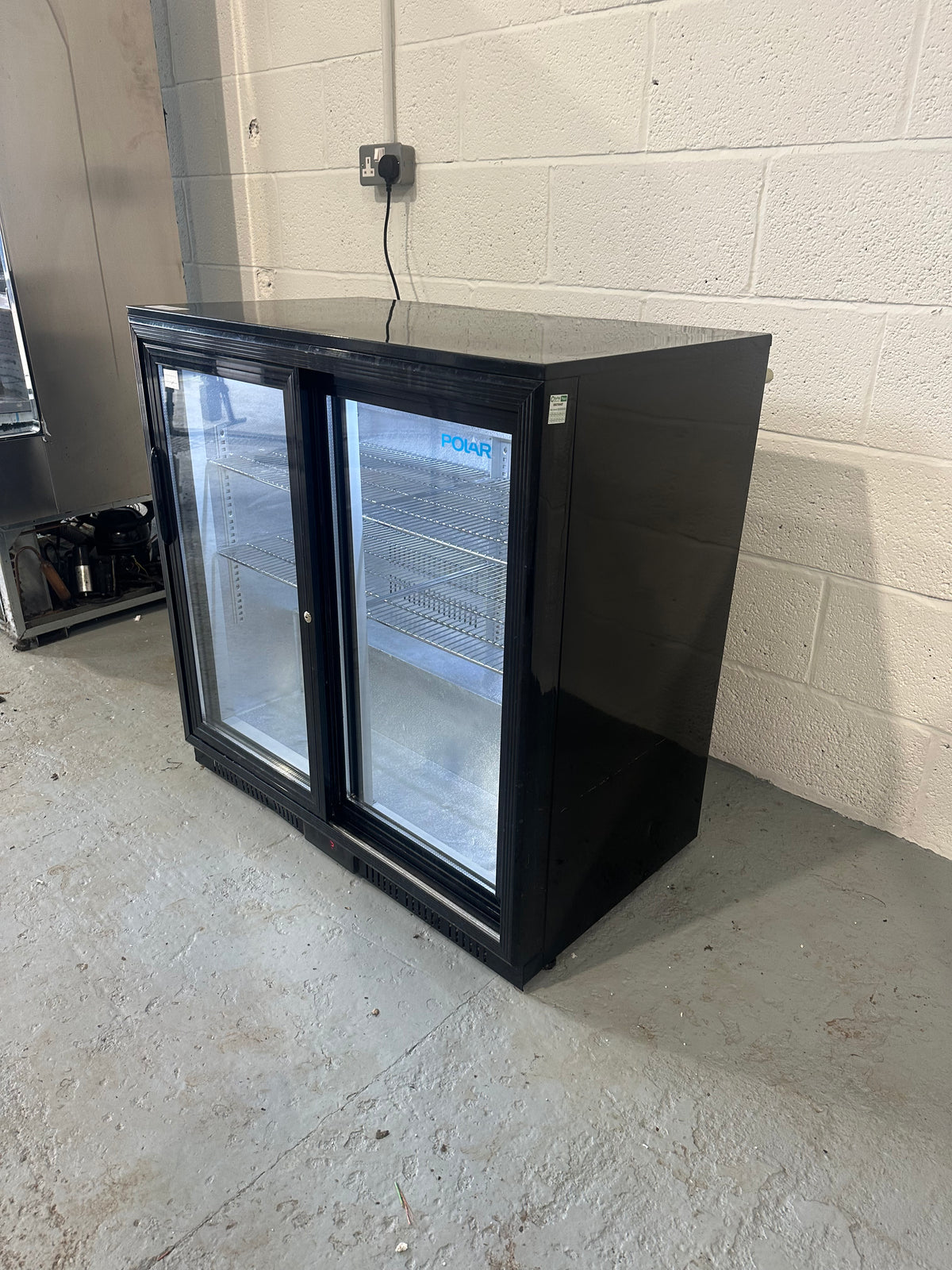 Polar G-Series Back Bar Cooler with Sliding Doors 208Ltr