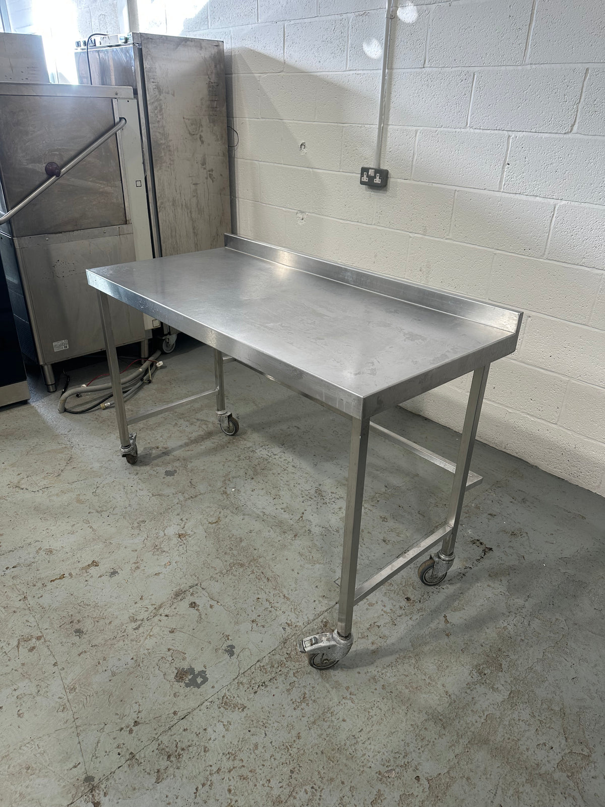 Stainless Steel Table On Wheels