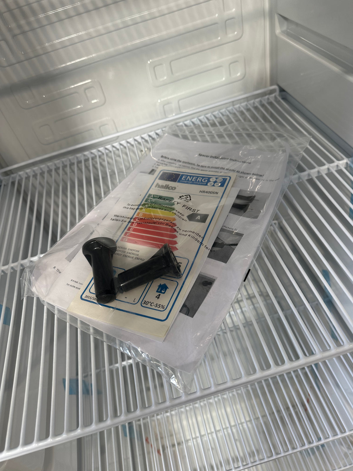 Hallco Stainless Steel Fridge Brand New B-GRADE